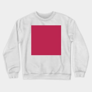 Solid color Magenta Crewneck Sweatshirt